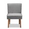 Baxton Studio Dining Nook, 47.25 W, 27.75 H, Wood, Grey/Walnut Brown 214-11960-11959-11959-9305-ZORO - alternate 2